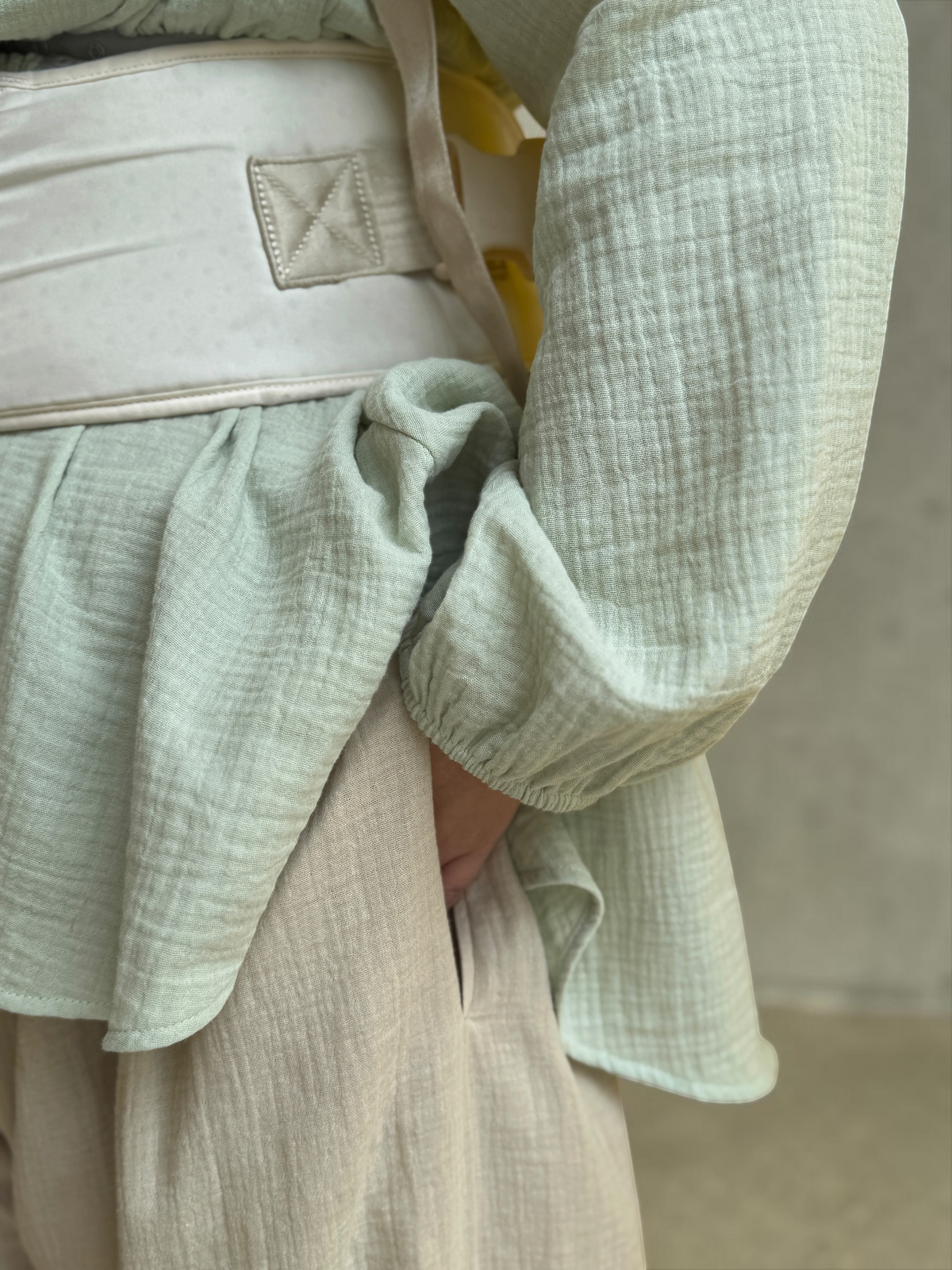 Cotton Muslin Maternity Pants | Made in Hong Kong